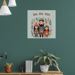 Hygge Kerst Scandinavische Gezellige Familie Poster