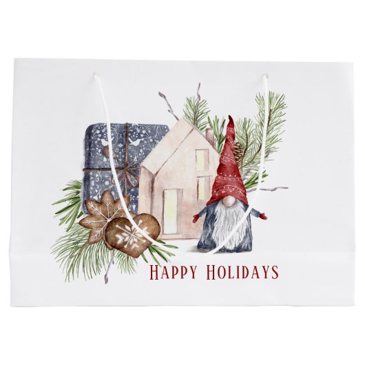 Hygge kerstcadeaus voor noordse Feestdagen Groot Cadeauzakje (Achterkant)