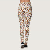 Hygge kerstkoekjespatroon leggings (Achterkant)