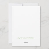 Hygge Kerstmoeder en Dochters Krans Feestdagenkaart (Achterkant)