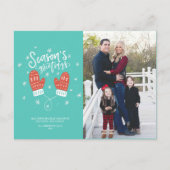 Hygge Mittens Briefkaart kerstfeestdag (Voorkant)