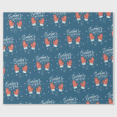 Hygge Mittens Kerstfeestdag Cadeaupapier (Vlak)