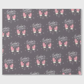 Hygge Mittens Kerstfeestdag Cadeaupapier (Vlak)