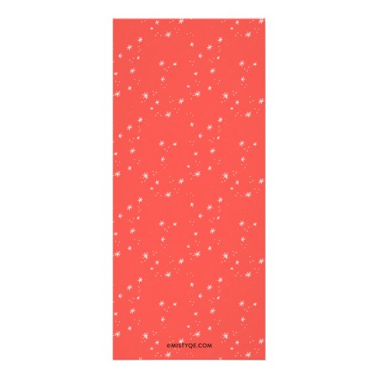 Hygge Mittens Kerstmenu Reclamekaart (Achterkant)