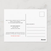 Hygge New Home Weve Moved Holiday Briefkaart (Achterkant)