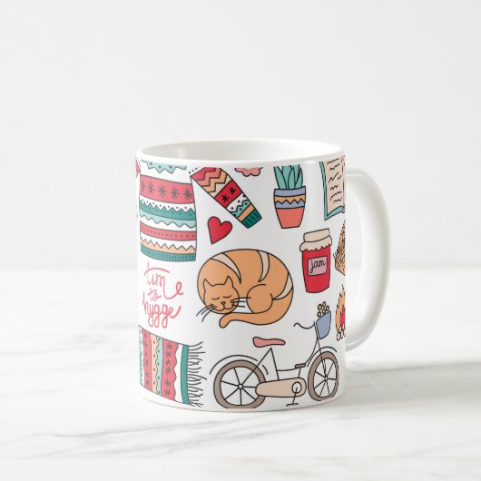 Hygge Red White Mok (Voorkant rechts)