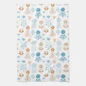 Hygge Scandinavian Nordic Folk art Cozy Kerstmis Theedoek (Verticaal)