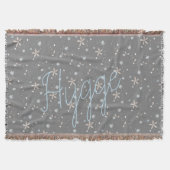 Hygge sneeuwbloemen deken (Voorkant)