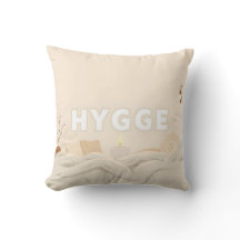 Hygge Throw Pillow | Cozy Scandinavian Home Decor