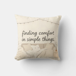 Hygge Throw Pillow | Cozy Scandinavian Home Decor Kussen