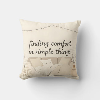 Hygge Throw Pillow | Cozy Scandinavian Home Decor Kussen