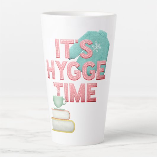 Hygge tijd latte mok (Voorkant)