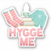 Hygge tijd sticker (Voorkant)