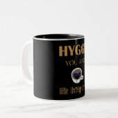 Hygge Tweekleurige Koffiemok (Voorkant links)