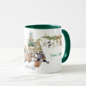 Hygge, vreugde, vrede, harmonie vakantie mok (Voorkant rechts)