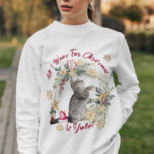 Hygge Yule Kat Knus Kerstmis Dames Trui