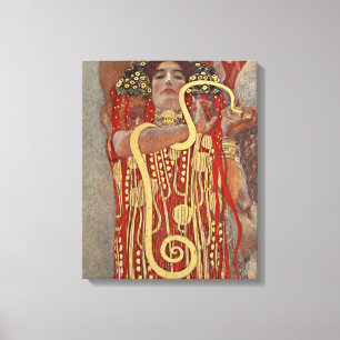Hygieia door Gustav Klimt Canvas Afdruk