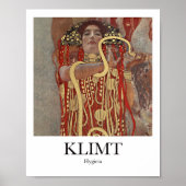 Hygieia door Gustav Klimt Poster (Voorkant)