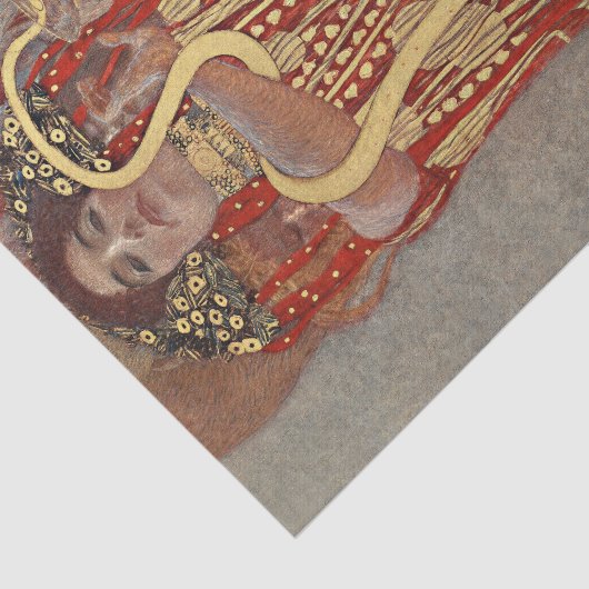Hygieia door Gustav Klimt Tissuepapier (Detail)