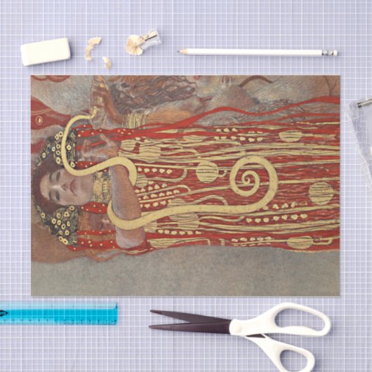 Hygieia door Gustav Klimt Tissuepapier (Craft)