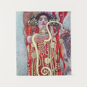 Hygieia door Gustav Klimt Wandkleed