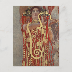 Hygieia van Gustav Klimt, Art Nouveau antiek Briefkaart