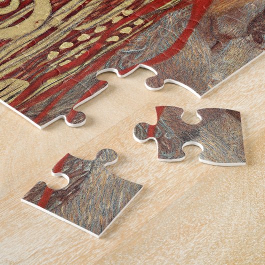 Hygiëne door Gustav Klimt,  Art Nouveau Legpuzzel (Zijkant)