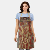 Hygiëne door Gustav Klimt, Art Nouveau Schort (Gedragen)