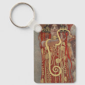 Hygiëne door Gustav Klimt,  Art Nouveau Sleutelhanger (Voorkant)