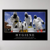 Hygiëne: Inspirerend prijsopgave Poster (Voorkant)