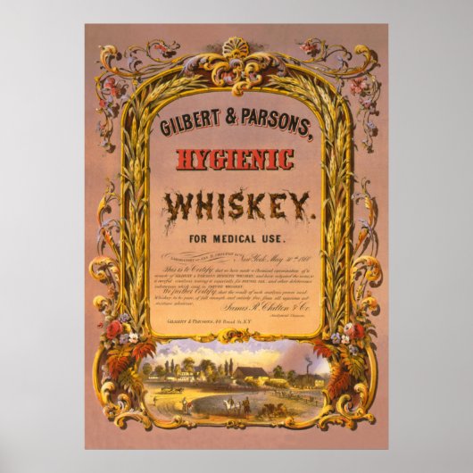 Hygiënische whisky: 1860 - Poster (Voorkant)