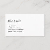 Hygienist Free Handwriting Script Dental Visitekaartje (Achterkant)