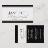 Hygienist Gold Script Visitekaartje (Voorkant / Achterkant)
