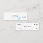 Hygienist Mini Visitekaartje (Voorkant / Achterkant)