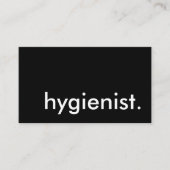 hygiënist. visitekaartje (Voorkant)