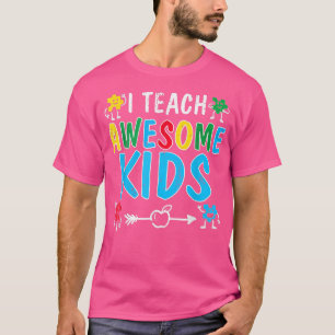 Hyhy I Teach Geweldige Kinder Autism Awareness Spe T-shirt