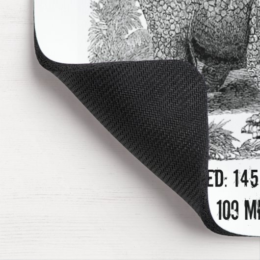 Hylaeosaurus Dinosaur Mousepad Muismat (Hoek)