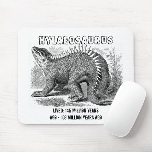 Hylaeosaurus Dinosaur Mousepad Muismat (Met muis)