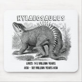Hylaeosaurus Dinosaur Mousepad Muismat (Voorkant)