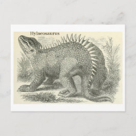 Hylaeosaurus  Dinosauriërs  Illustratie Briefkaart