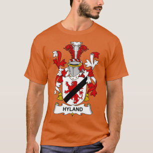 Hyland Coat of Arms Family Crest T-shirt