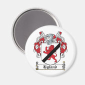 Hyland Family Crest Magneet (Voorkant / Achterkant)