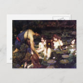Hylas en de Nymph Briefkaart (Voorkant / Achterkant)
