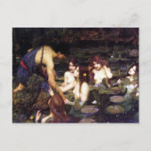 Hylas en de Nymph Briefkaart (Voorkant)