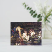 Hylas en de Nymphs, door John William Waterhouse Briefkaart (Staand voorkant)