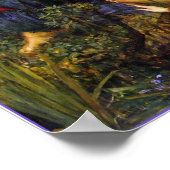 Hylas en de Nymphs van John Waterhouse Poster (Hoek)