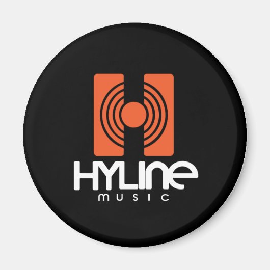 Hyline Music Magnet Black / Orange (Voorkant)