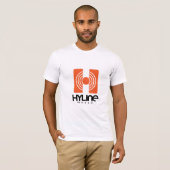 Hyline Music T-Shirt White Fitted (Voorkant volledig)