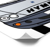 Hymer Motorhome Voorkleur Poster (Hoek)