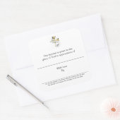 Hymische Borden bij waardebepaling van Vierkante Sticker (Envelop)